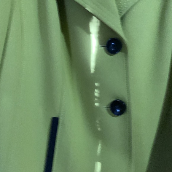 Lined jacket - Laura Plus 18 - Apple green with black - Picture 4 of 6